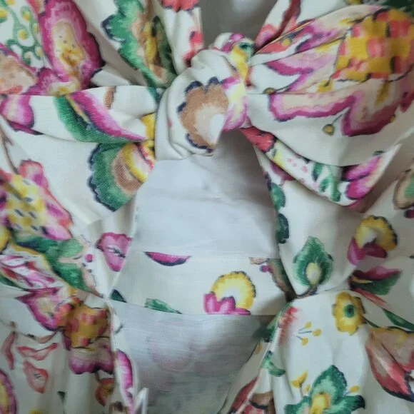 Sezane Floral Midi Dress - Multicolor - Picture 6 of 9